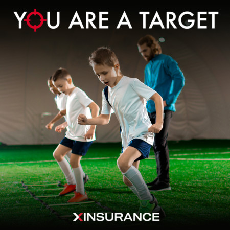 Insurance for youth soccer camp - kids playing soccer