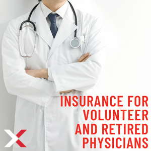 insurance for volunteer and retired physicians