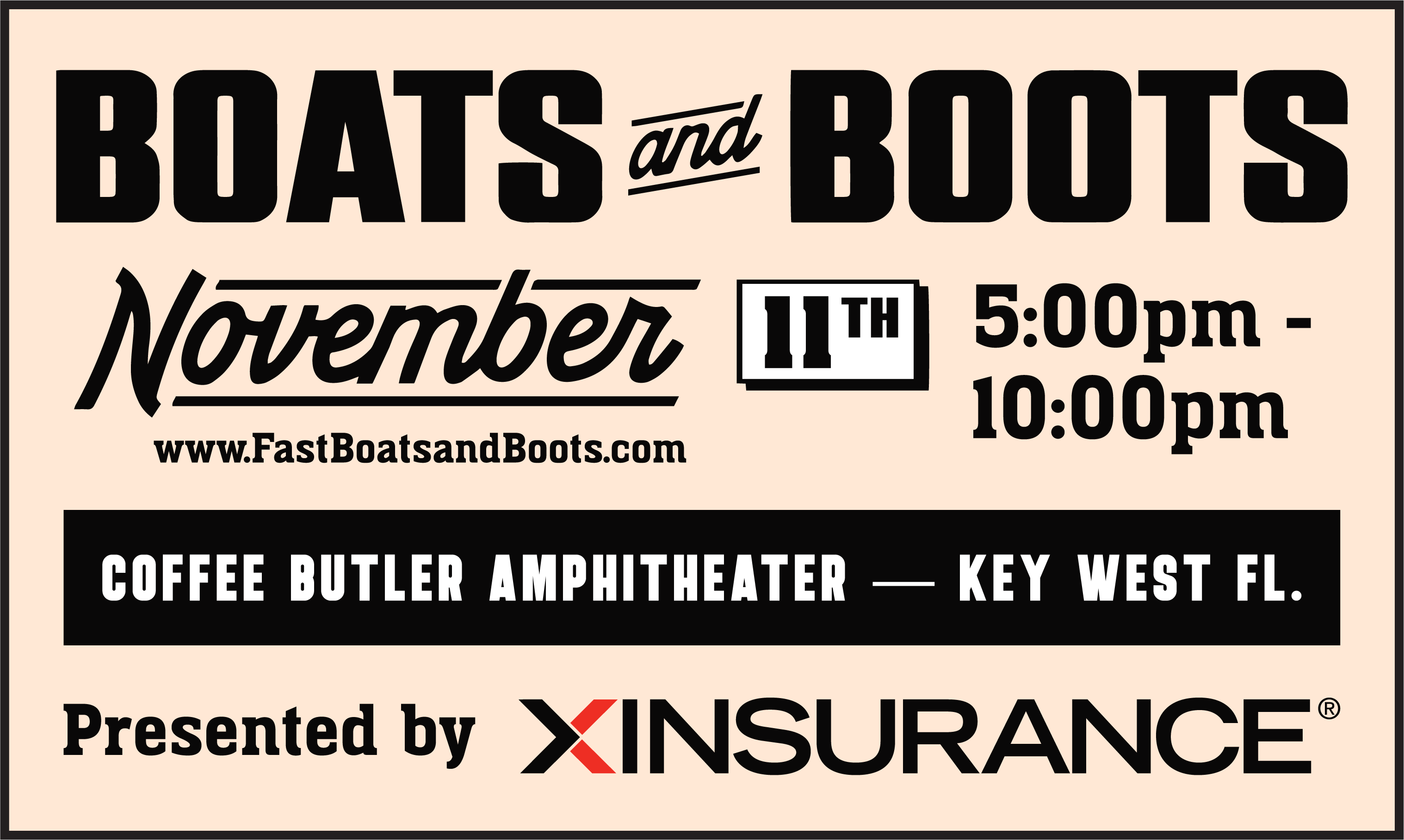 boats and boots concert presented by xinsurance